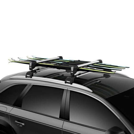 Thule SnowPack Extender Ski & Snowboard Carrier - 732500 Silver - Shop Thule | Stoke Equipment Co Nelson