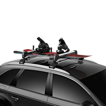 Thule SnowPack Extender Ski & Snowboard Carrier - 732500 Silver - Shop Thule | Stoke Equipment Co Nelson