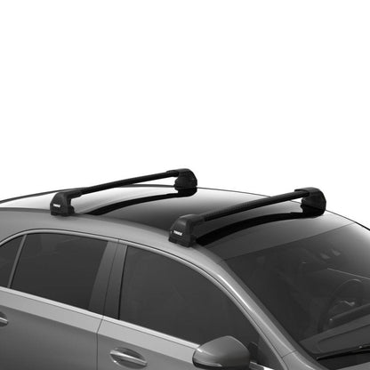 Toyota RAV-4 2019-ON (w/ flush rail) - Thule WingBar Edge Roof Rack Black - Shop Thule | Stoke Equipment Co Nelson