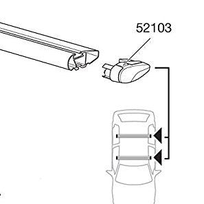 Thule WingBar End Cap (LH) (non-Evo) P52103