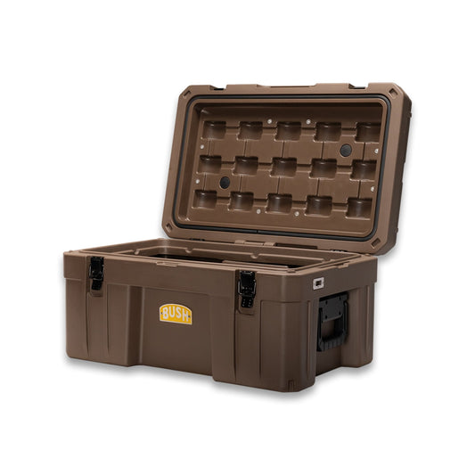 Bush Storage Cargo Crate 75L - Brown | Stoke Equipment Co Nelson