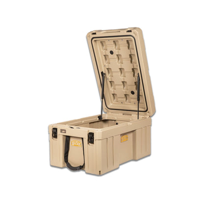 Bush Storage Cargo Crate 85L - Sand - Feldon Shelter Edition - Shop Bush Storage | Stoke Equipment Co Nelson