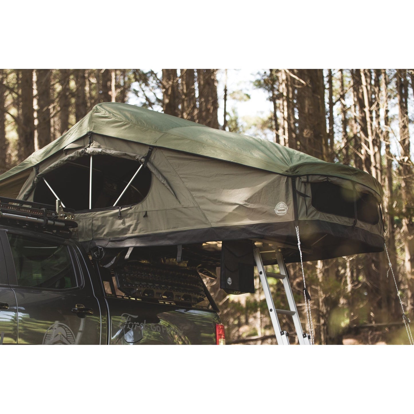 Feldon Shelter Crow's Nest Extended Rooftop Tent - Green - Shop Feldon Shelter | Stoke Equipment Co Nelson