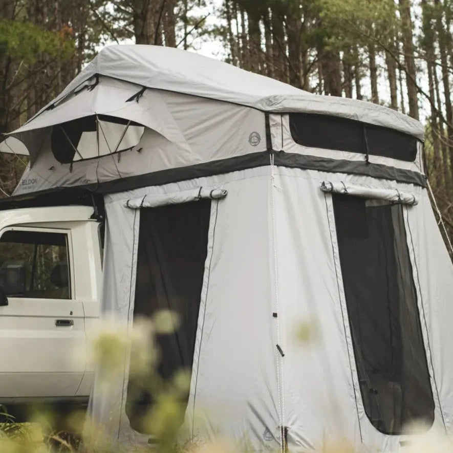 Feldon Shelter Crow's Nest Family Rooftop Tent Bundle - Grey - Shop Feldon Shelter | Stoke Equipment Co Nelson