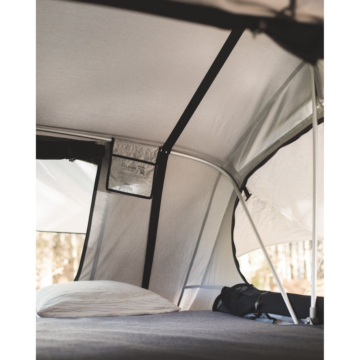 Feldon Shelter Crow's Nest Rooftop Tent - Grey - Shop Feldon Shelter | Stoke Equipment Co Nelson