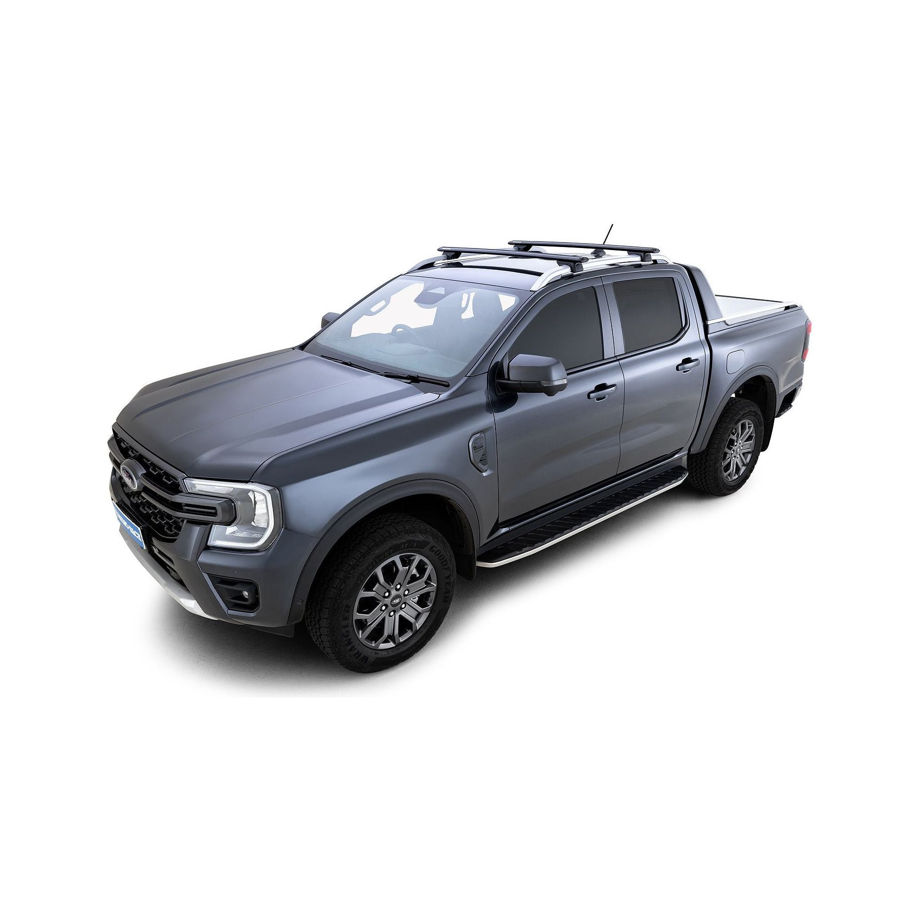 Ford Ranger Wildtrak 2022-ON (w/ raised rail) - Rhino-Rack Vortex Roof Rack - Shop Rhino-Rack | Stoke Equipment Co Nelson