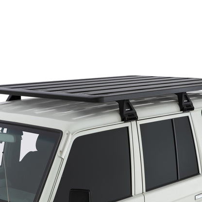 Nissan Safari GQ Roof Tray - Pioneer Platform (RL Gutter Mount) Low Roof 1987-1998 - Shop Rhino-Rack | Stoke Equipment Co Nelson