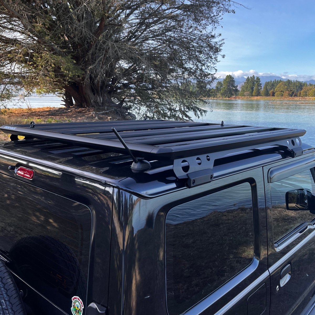 Suzuki Jimny 2018-ON - Rhino-Rack ROLS1 Overlanding Roof Tray Kit - Shop Rhino-Rack | Stoke Equipment Co Nelson