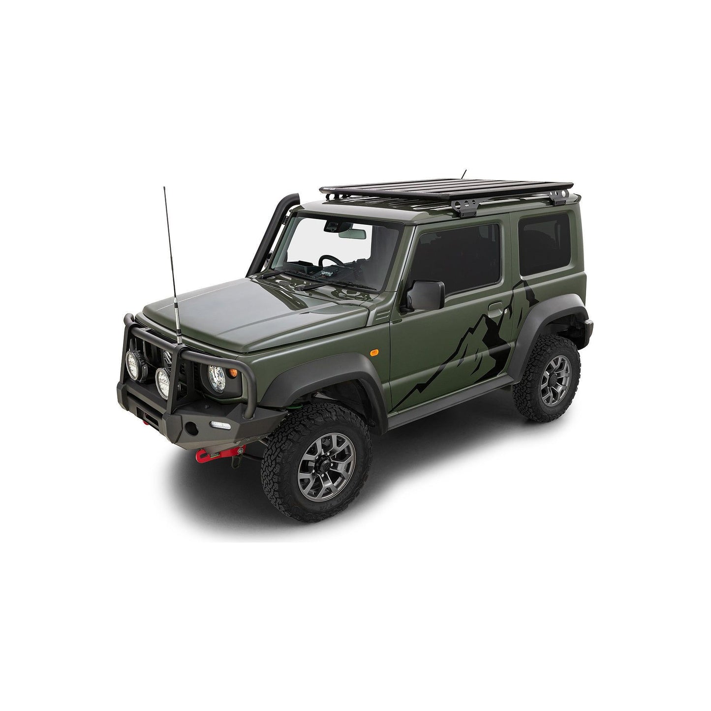 Suzuki Jimny 2018-ON - Rhino-Rack ROLS1 Overlanding Roof Tray Kit - Shop Rhino-Rack | Stoke Equipment Co Nelson