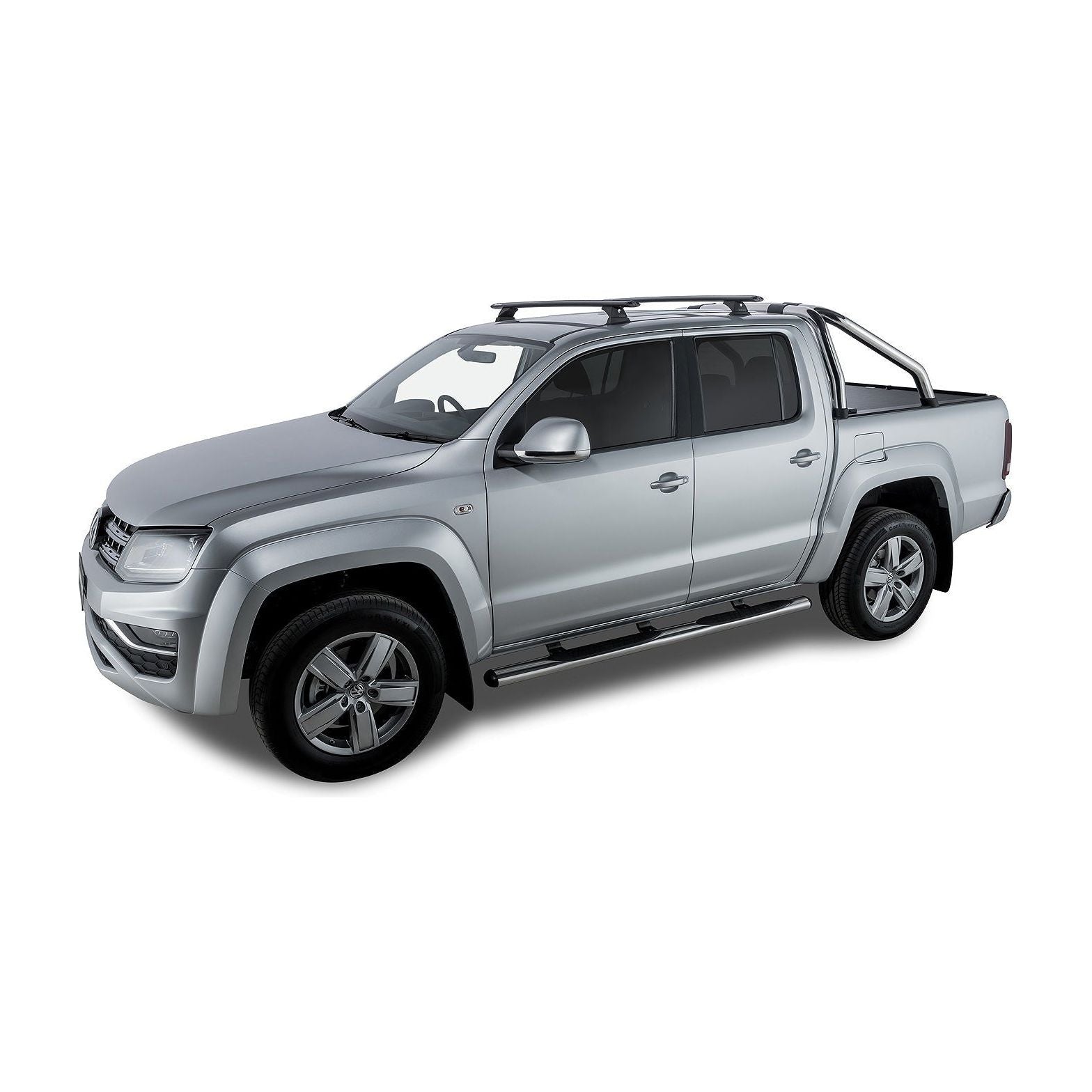 Volkswagen Amarok Double Cab - 2 Bar Roof Rack (RCH Fixpoint Mount) 2010-ON - Shop Rhino-Rack | Stoke Equipment Co Nelson